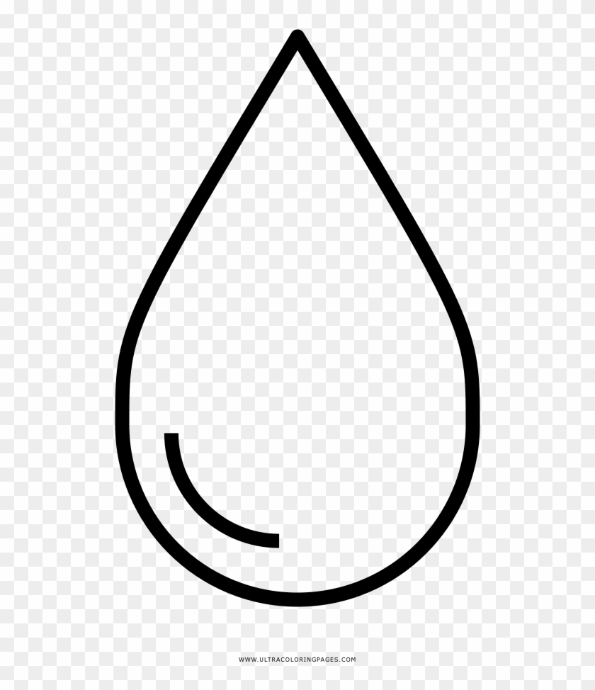 Water droplet coloring page