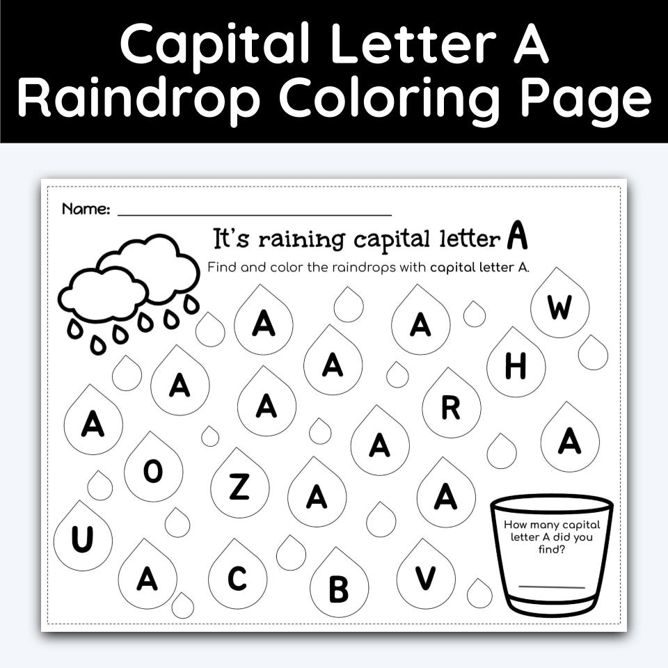 Capital letter a