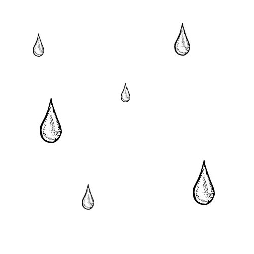 Coloring page rain nature â printable coloring pages