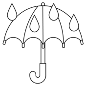 Raindrop coloring pages free printable pictures