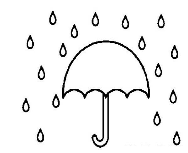 Umbrella to cover from raindrop coloring page color luna coloring pages rain drops printable coloring sheets