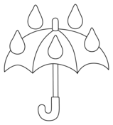 Raindrop coloring pages free printable pictures