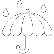 Raindrop coloring pages free printable pictures