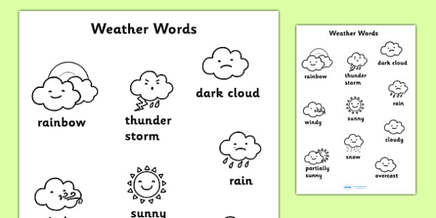 Weather loring pages pdf