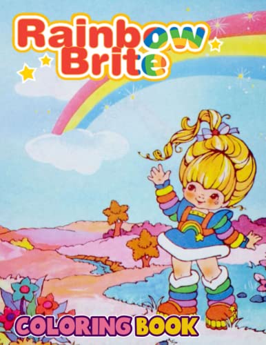 Rainbow brite coloring book rainbow brite coloring pages with awesome artistic illustrations for kids and adults by emery chau