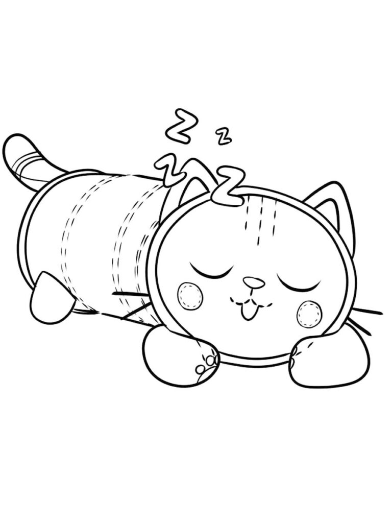 Free printable cat coloring pages for kids