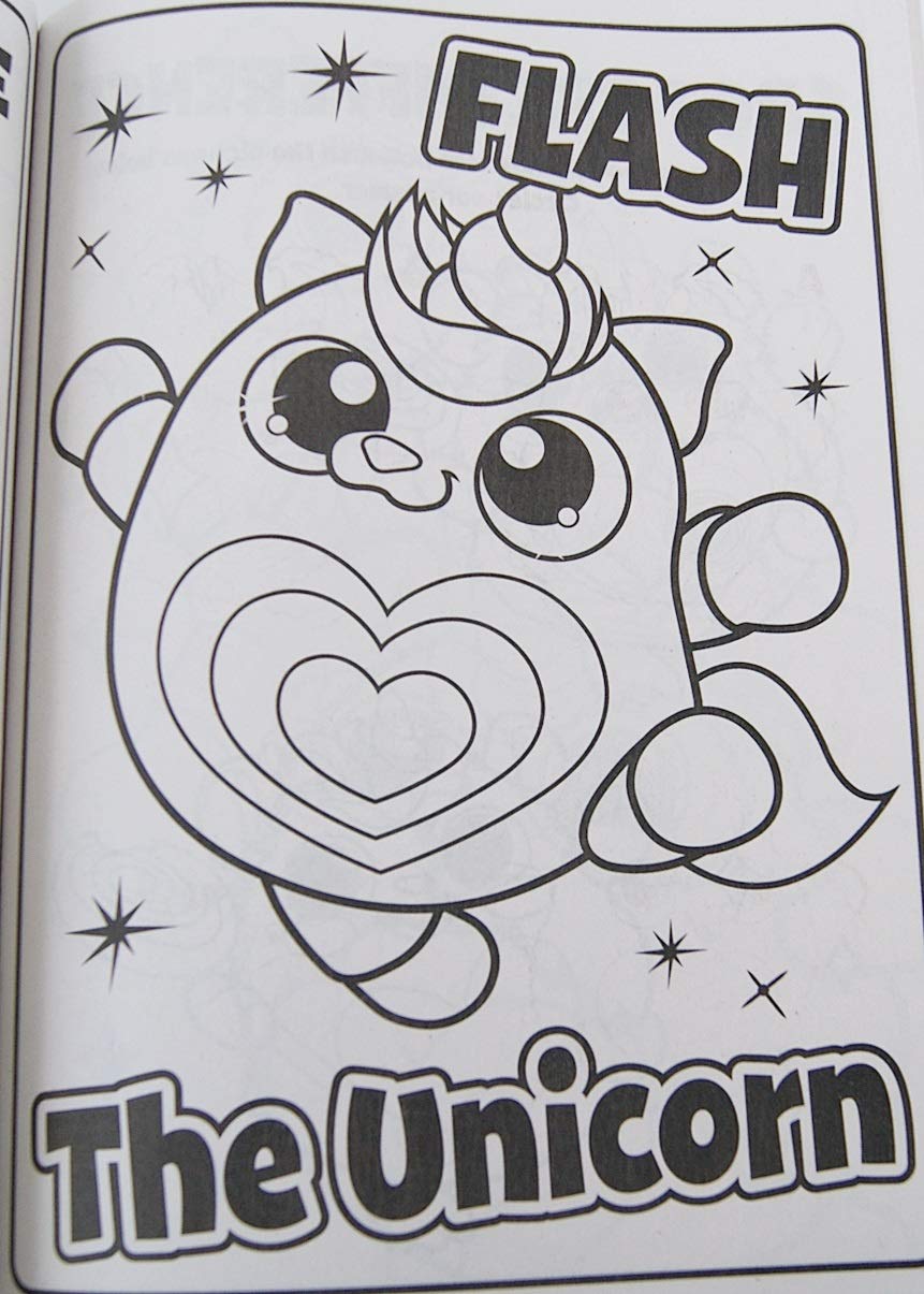 Rainbocorns coloring activity book sequin surprise