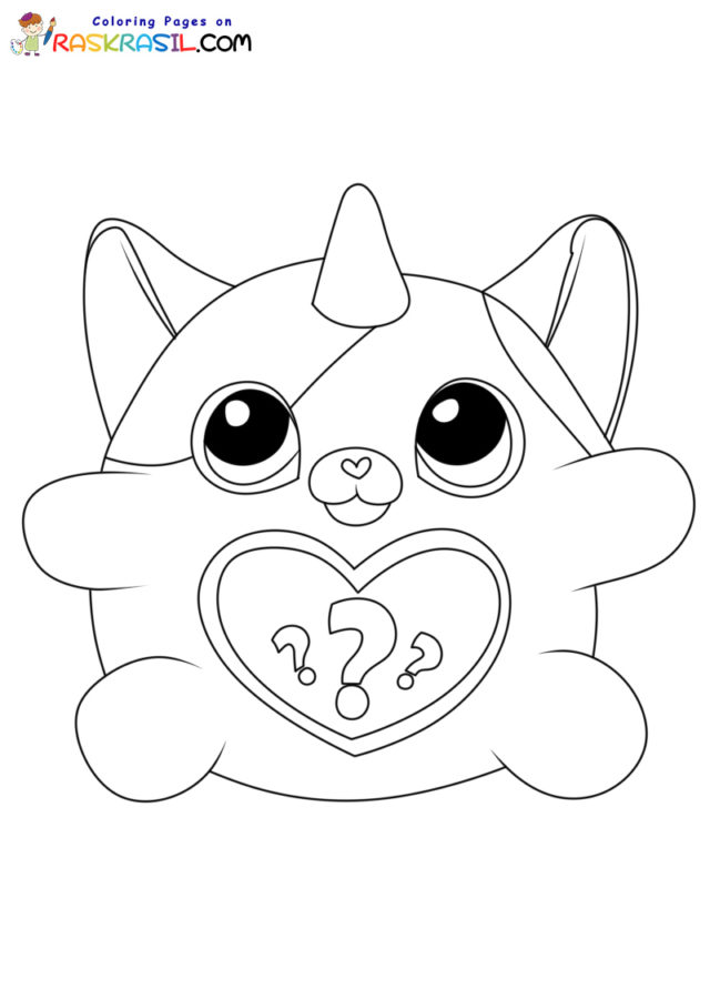 Kittycorn coloring pages