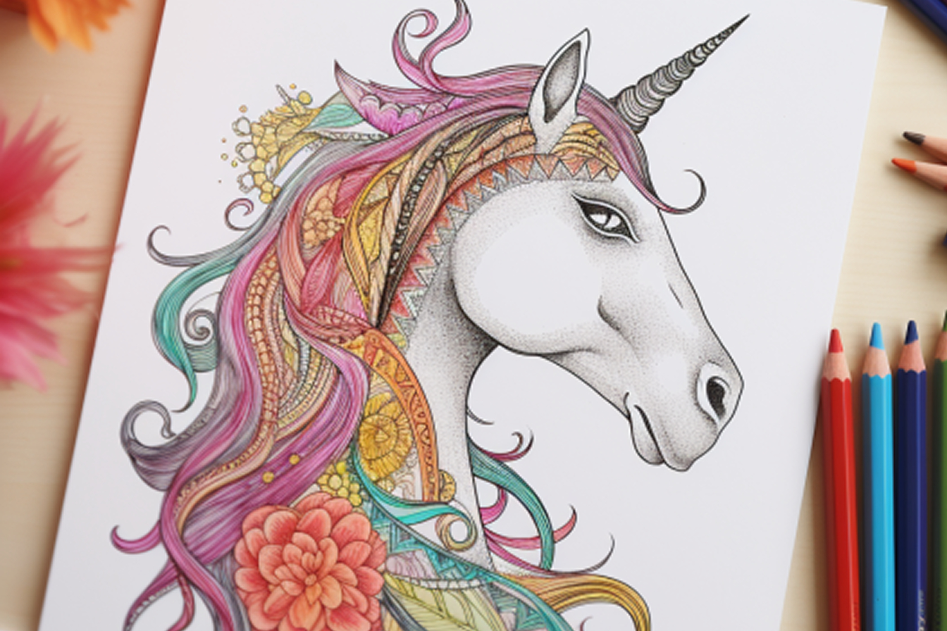 Unicorn coloring pages free printable â