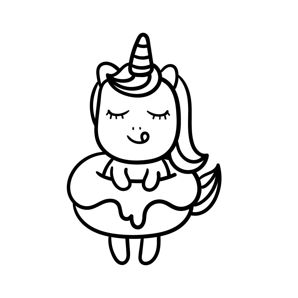 The cutest free unicorn coloring pages online