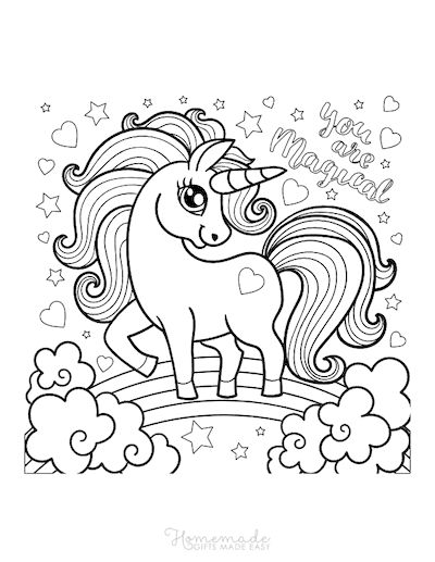 Magical unicorn coloring pages for kids adults unicorn coloring pages detailed coloring pages coloring pages