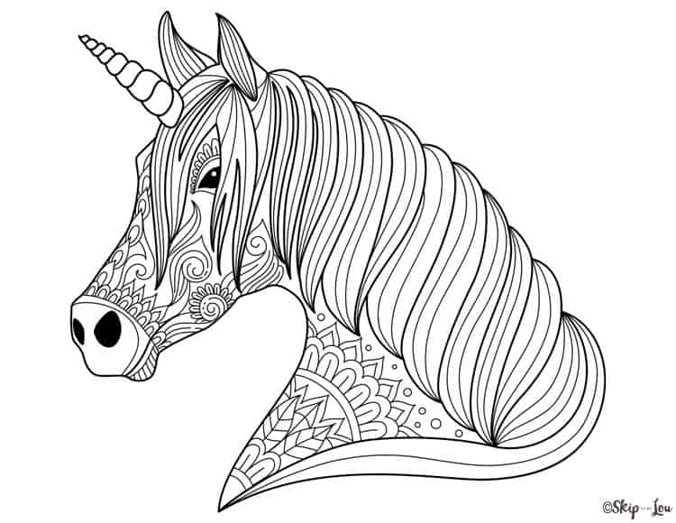 Magical unicorn coloring pages print for free skip to my lou