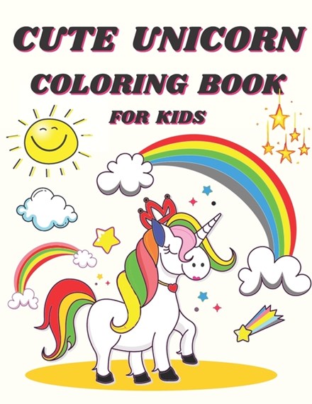 Cute unicorn coloring book for kids by coloring book ng