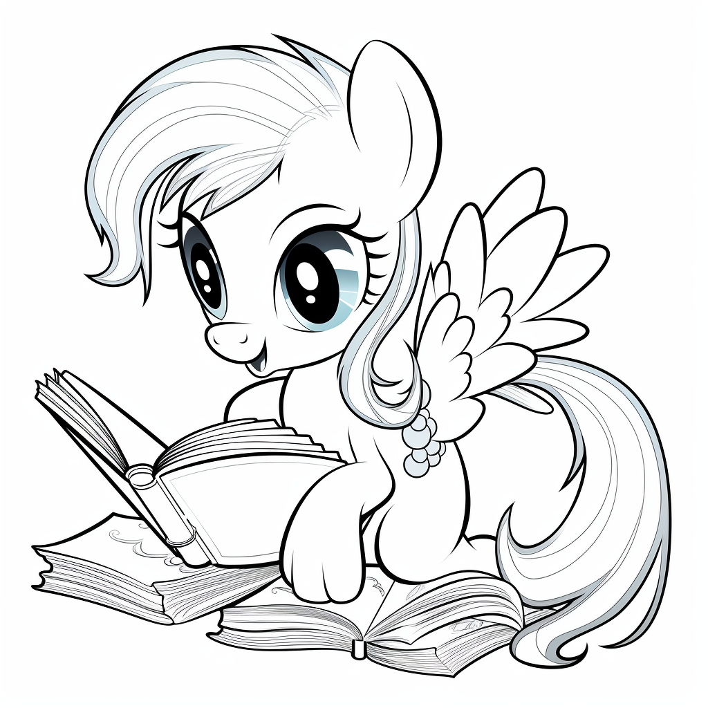 Cute my little pony coloring pages for mlp