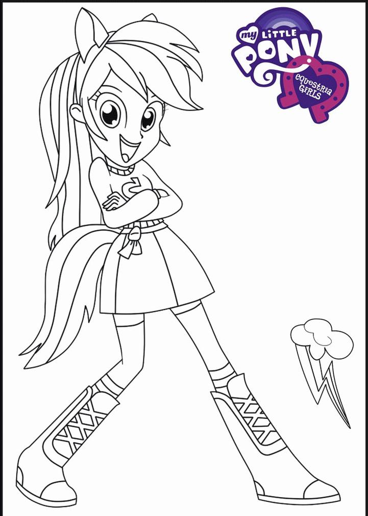 Get this equestria girls coloring pages rainbow dash lively