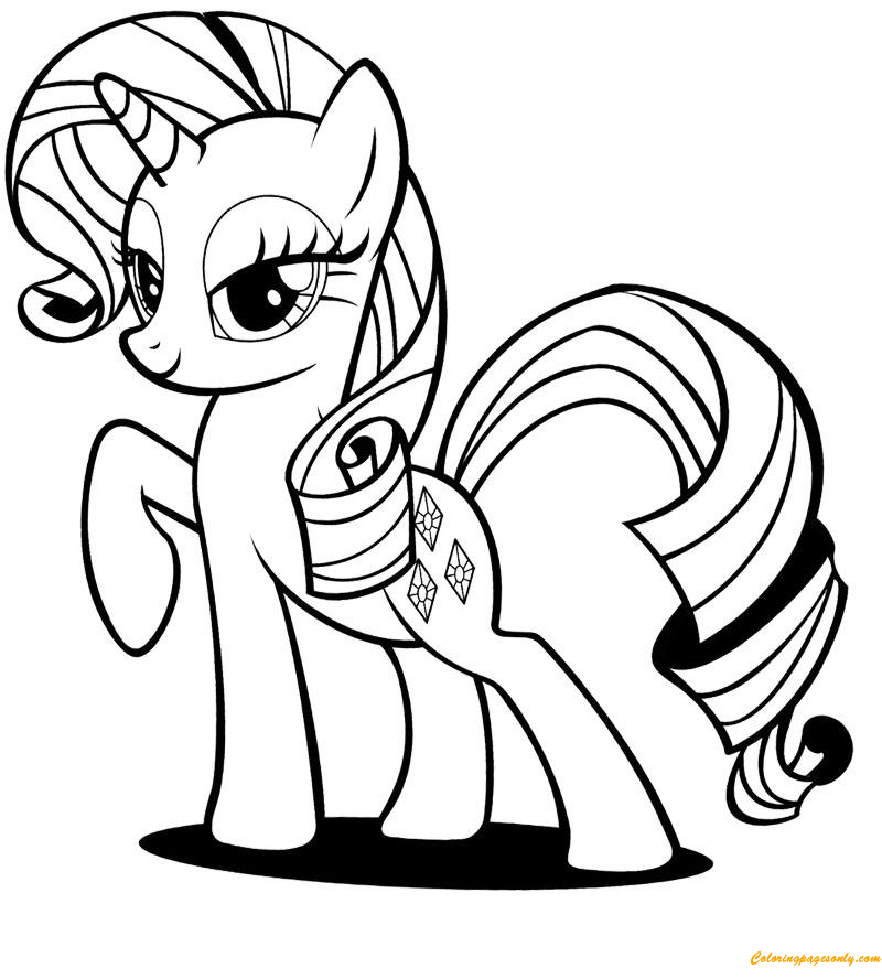 Rainbow dash coloring pages