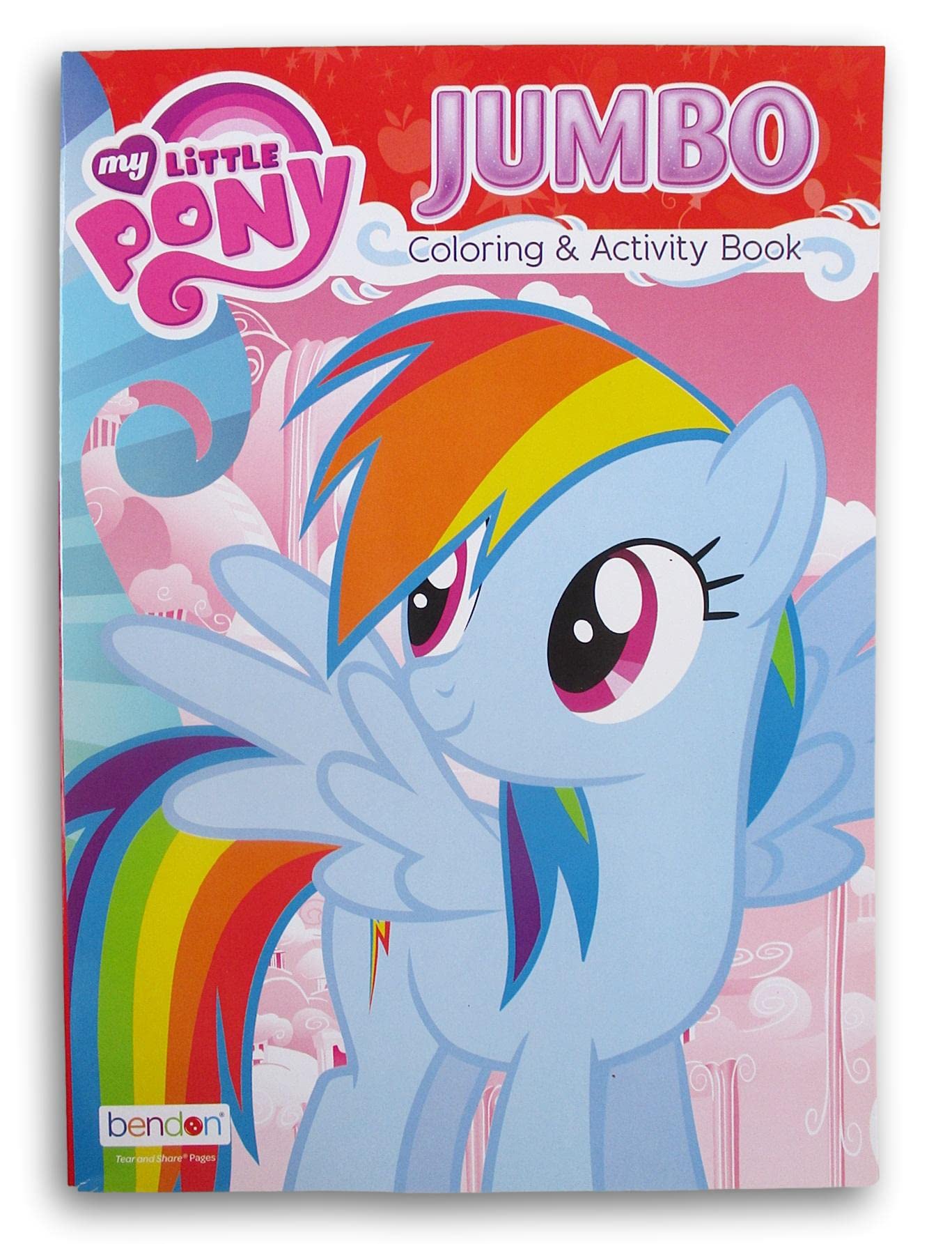 My rainbow dash coloring and activity book