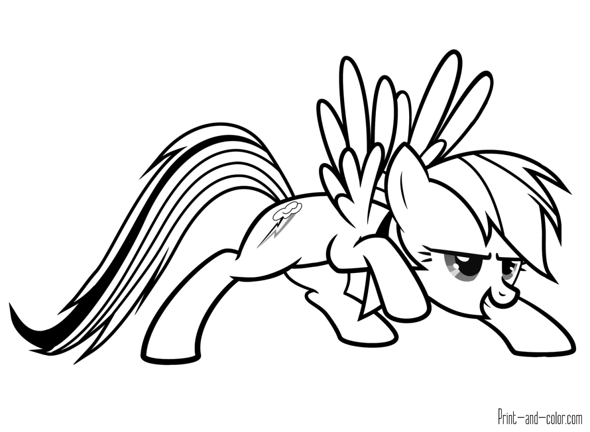 My little pony coloring pages print and color