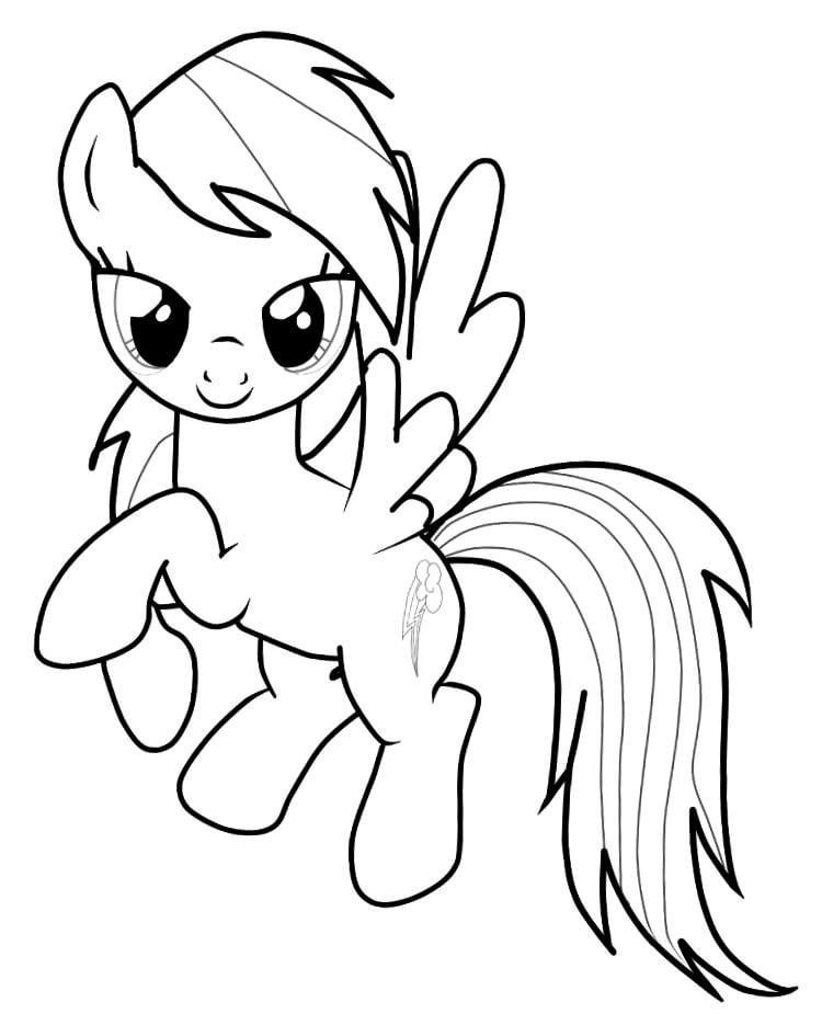 My little pony character coloring pages and their names ucoloringworld