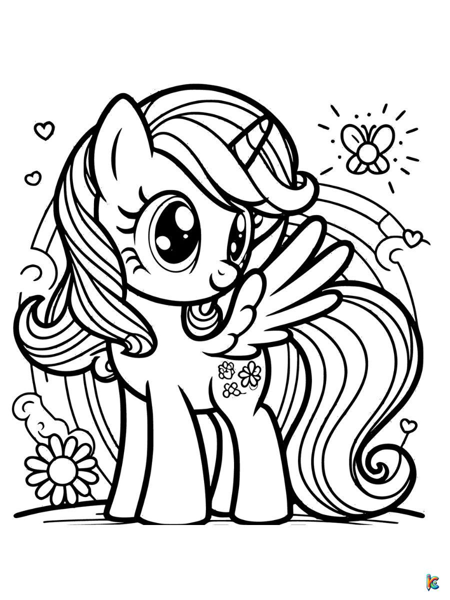 My little pony coloring pages â