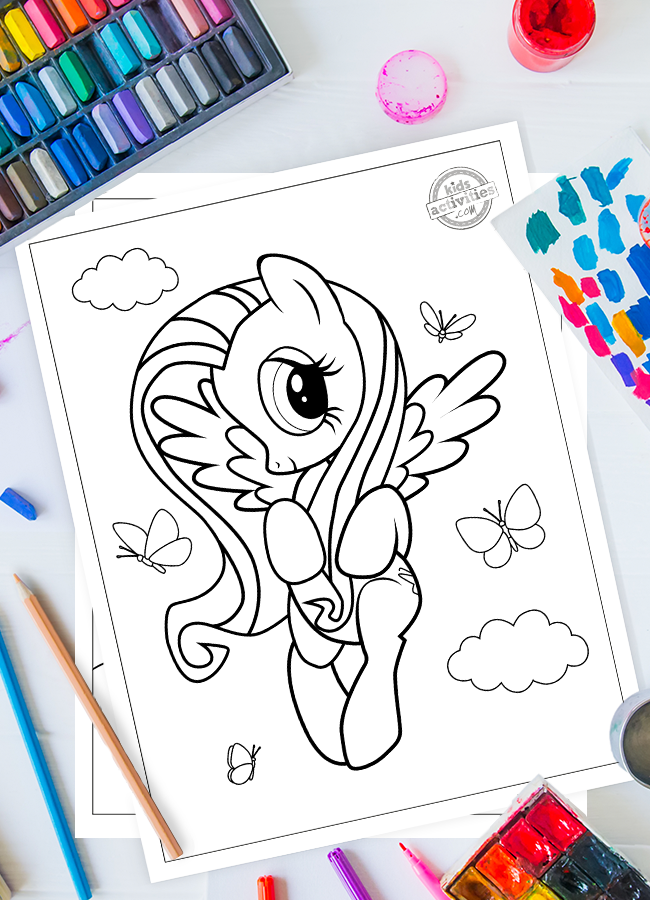 Adorable free my little pony printable coloring pages