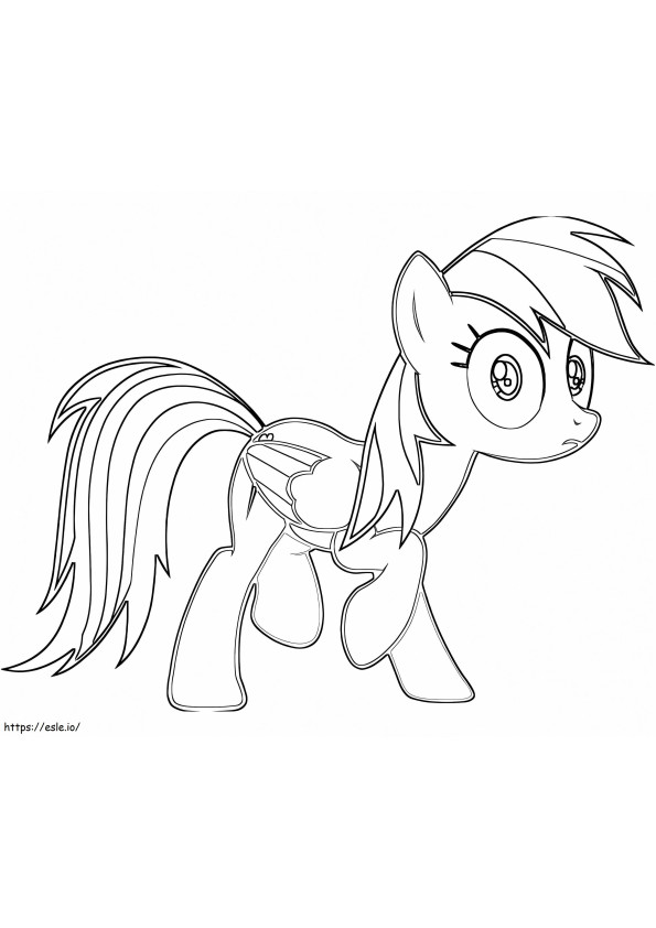 Rainbow dash coloring coloring pages