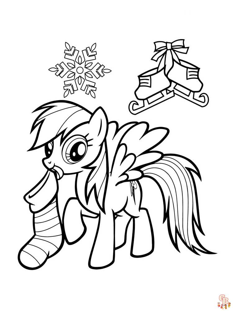 Rainbow dash coloring pages printable and free coloring