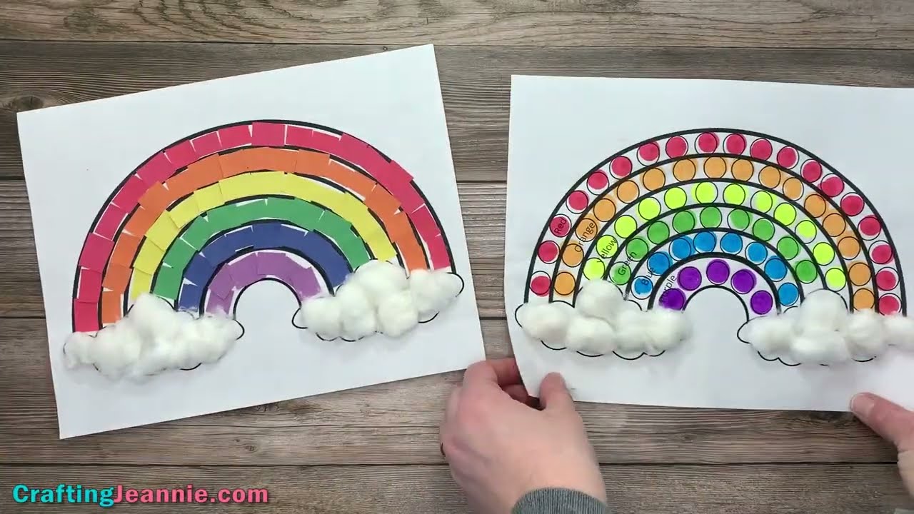 Do a dot rainbow free printable