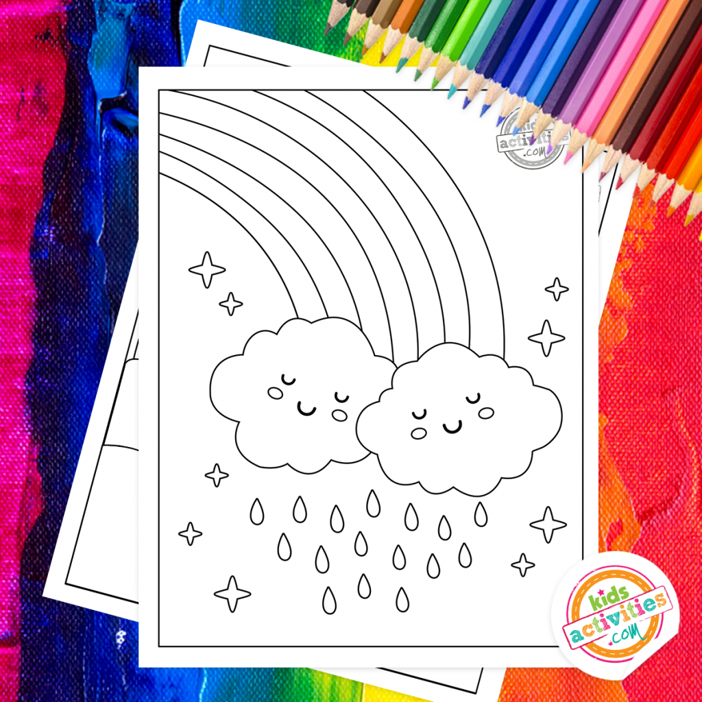 Heres how to download free rainbow coloring pages for preschoolers