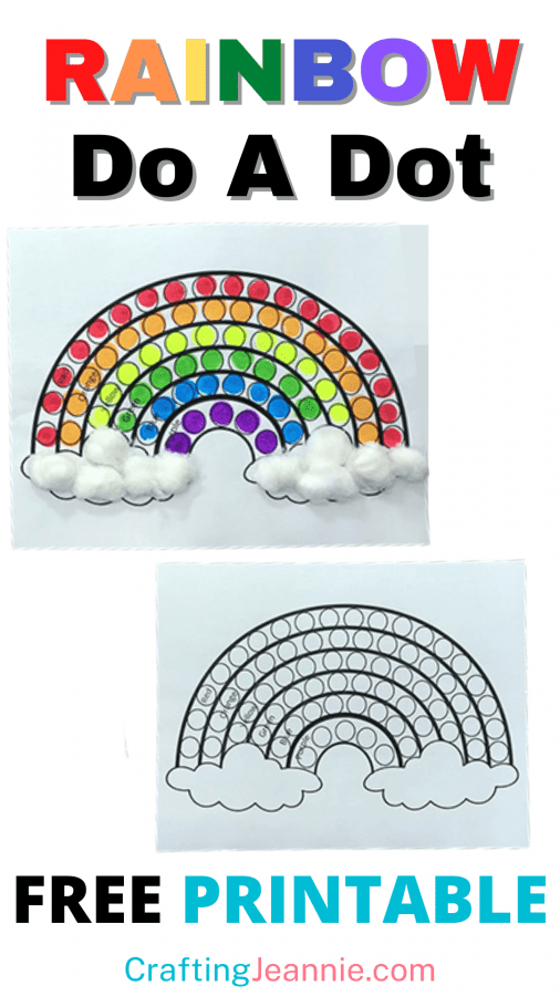 Do a dot rainbow free printable