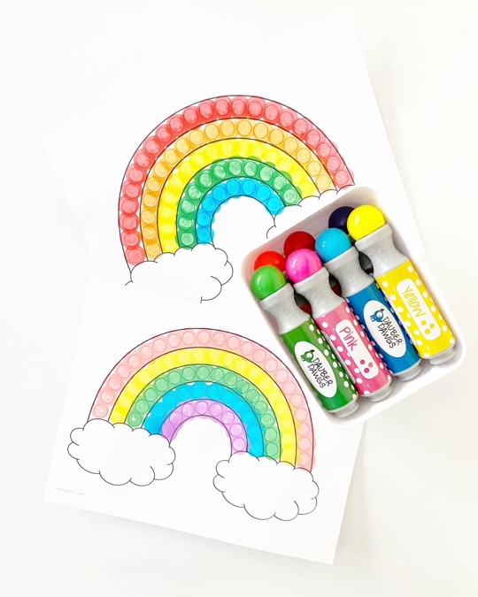 Rainbow dot activity