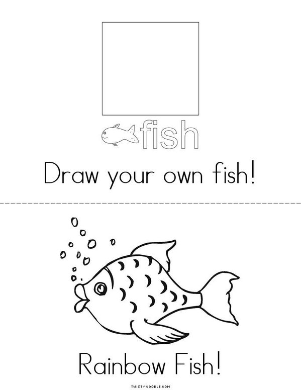 Rainbow fish color book