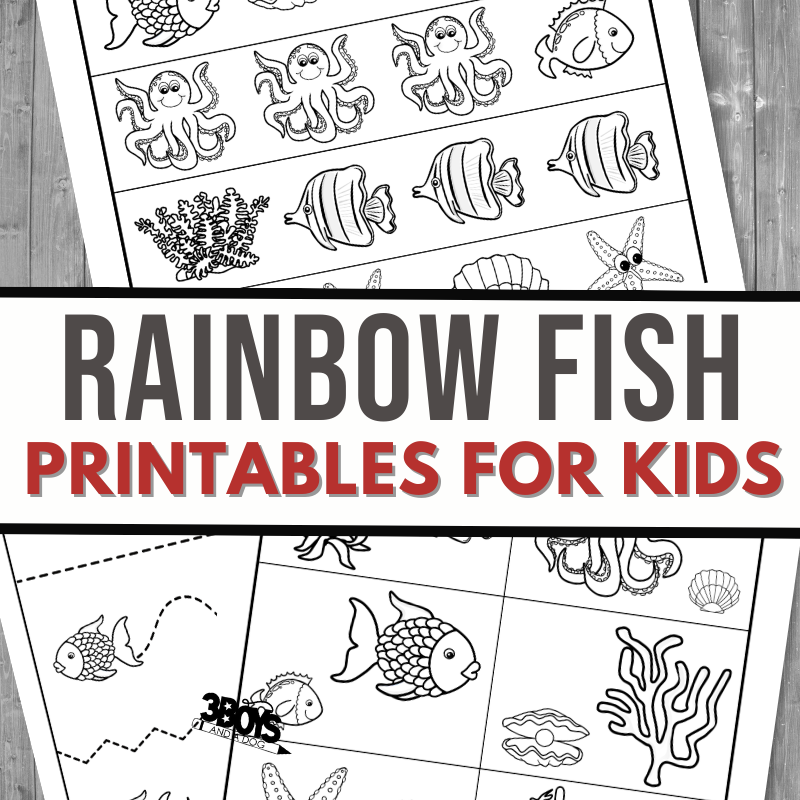 Rainbow fish activity sheets