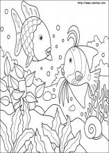 Rainbow fish coloring pages on coloring