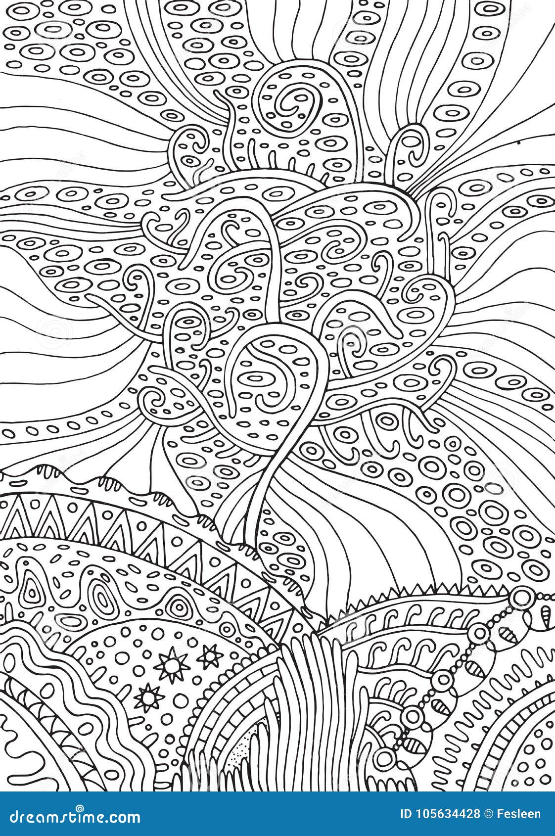 Rainbow colouring page stock illustrations â rainbow colouring page stock illustrations vectors clipart