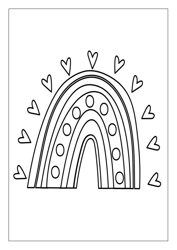 Rainbow coloring pages printable coloring sheets