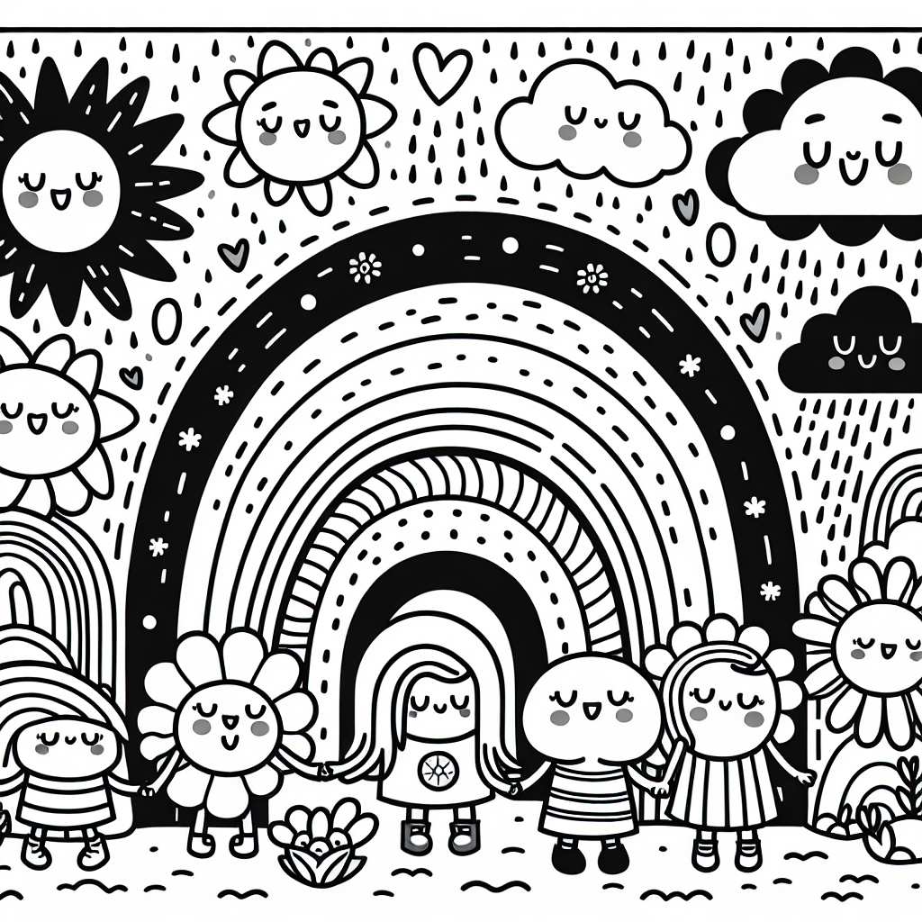 Rainbow friends coloring pages â custom paint by numbers