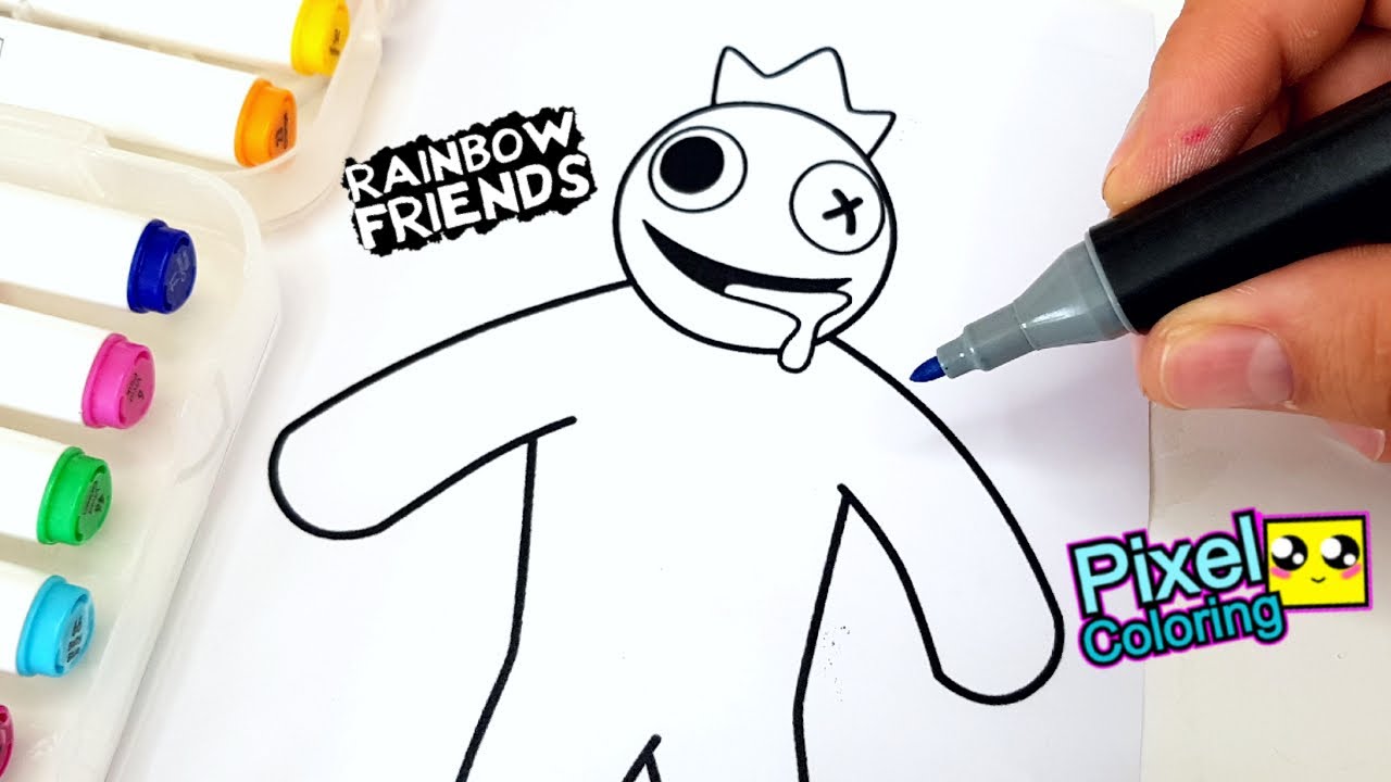 Rainbow friends roblox blue