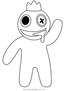 Blue rainbow friends coloring pages ideas unique coloring pages coloring pages blue rainbow