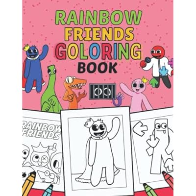 Rainbow friends coloring book jumbo coloring book ypt