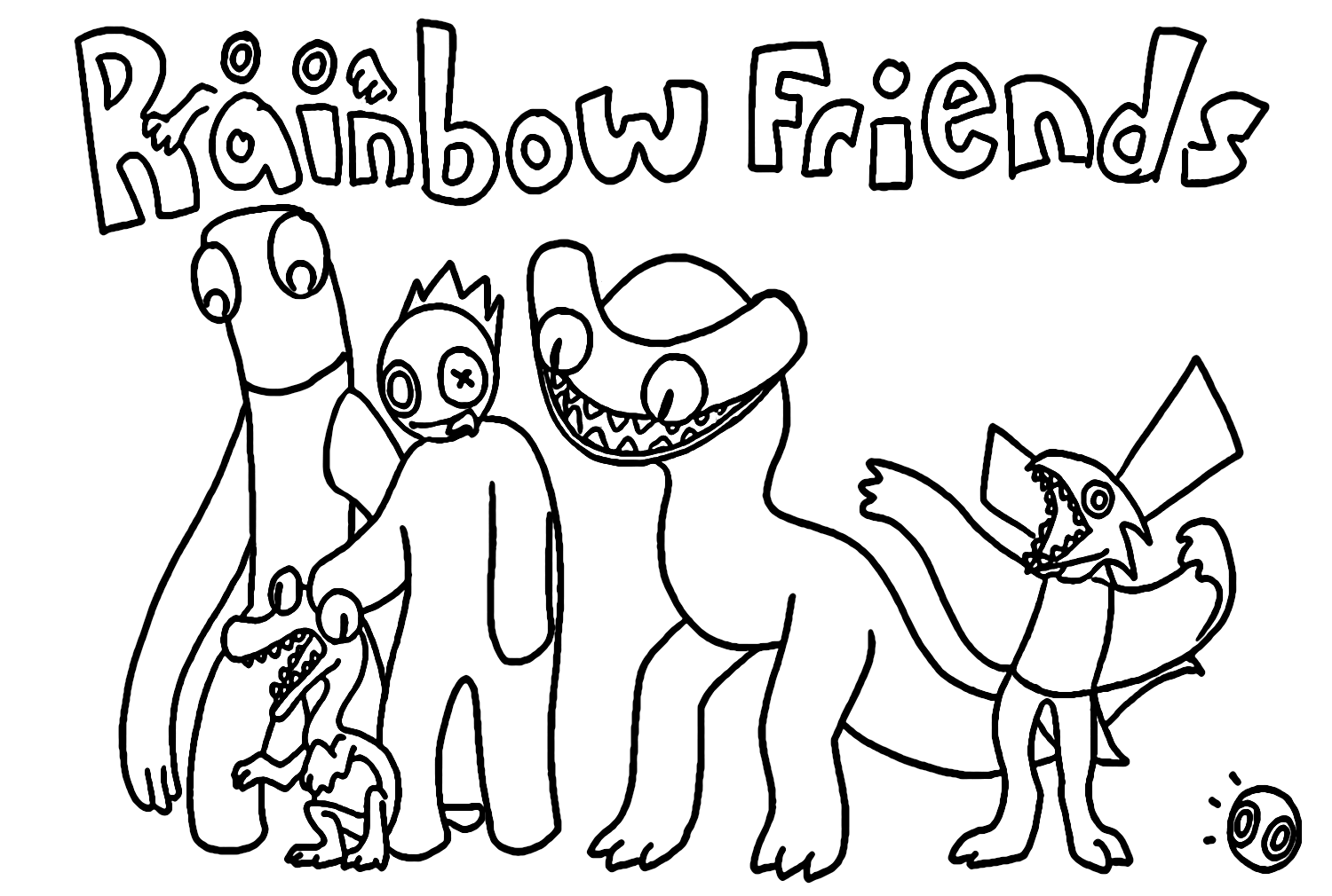 Coloring pages only on x rainbow friends coloring pages free printable httpstcotowelvh rainbowfriends coloringpagesonly coloringpages coloringbook art fanart sketch drawing draw coloring usa trend trending trendingnow