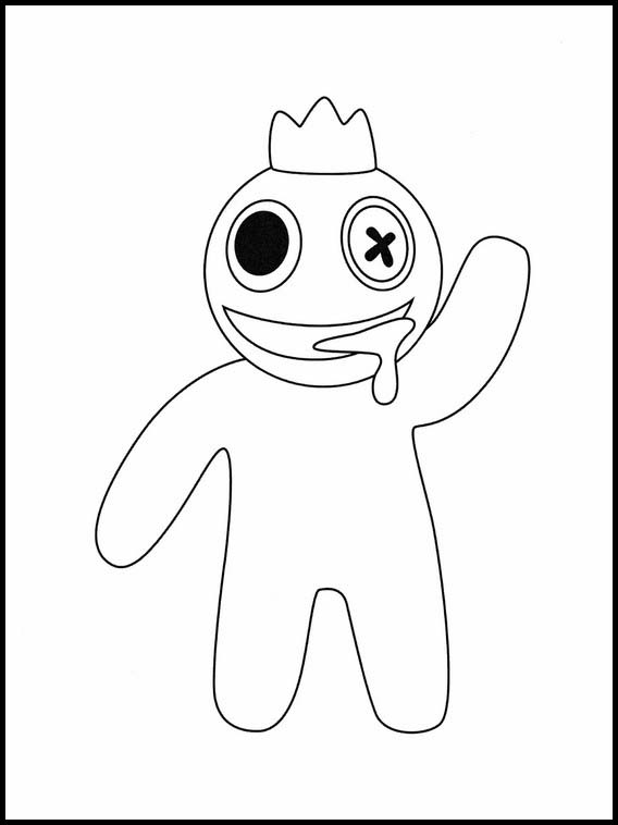 Free printable coloring sheets rainbow friends