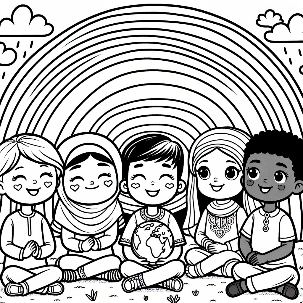 Rainbow friends coloring pages â custom paint by numbers