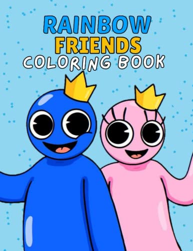 Rainbow friends coloring book rainbow friends colouring book high quality designs to color gift for grls boys by laura blake