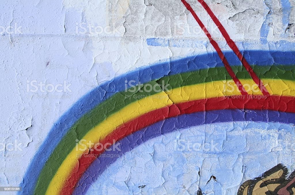 Rainbow Graffiti Wallpaper Mural