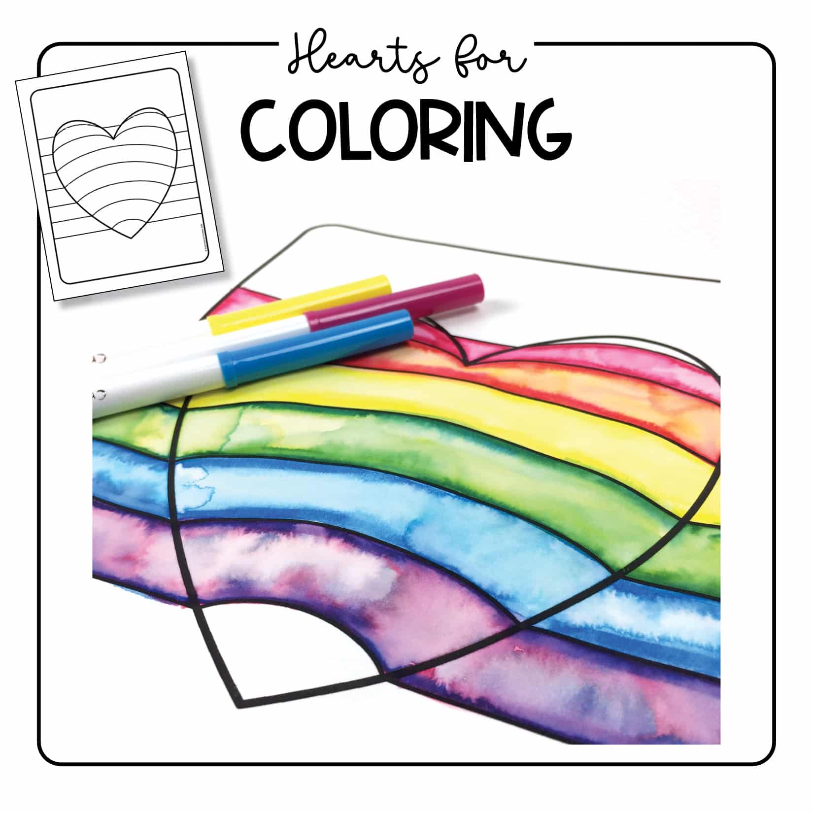 Heart coloring pages â valentines day coloring pages