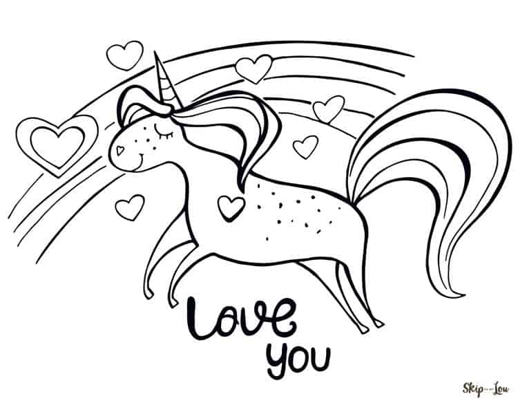 Magical unicorn coloring pages print for free skip to my lou