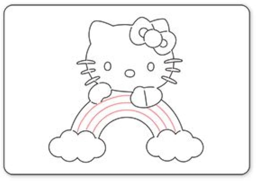 Hello kitty wrainbow arts crafts sewing