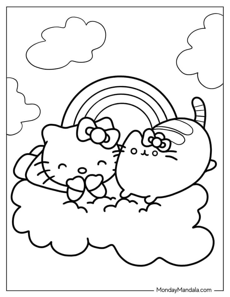 Hello kitty coloring pages free pdf printables hello kitty coloring hello kitty colouring pages kitty coloring