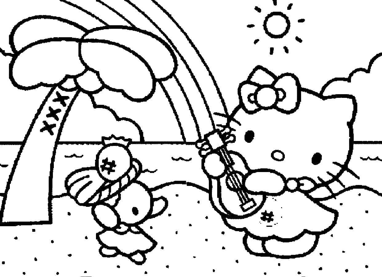 Online coloring pages kitty coloring hello kitty hello kitty